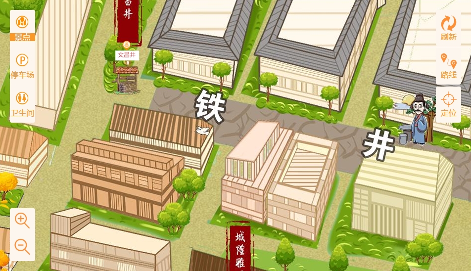 清河智慧景区：手绘地图与语音导览的完美融合